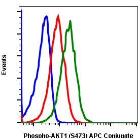 Phospho-Akt1 (Ser473) (C7) rabbit mAb APC conjugate Antibody